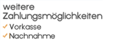 weitere Zahlungsmöglichkeiten